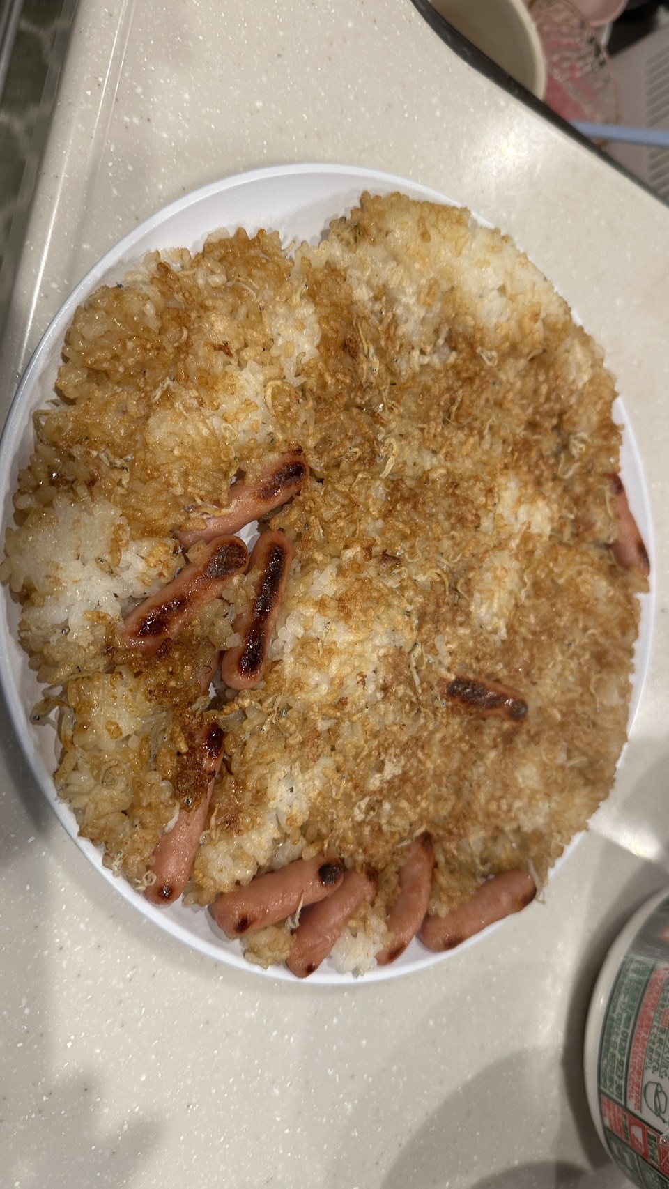 完成した巨大焼きおにぎり