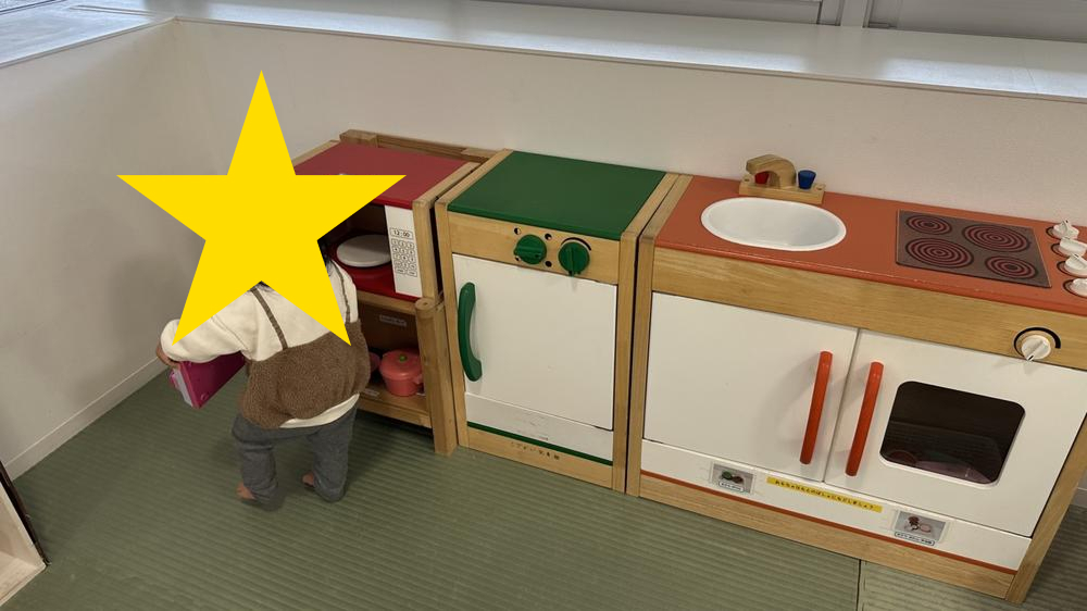 おままごとの様子