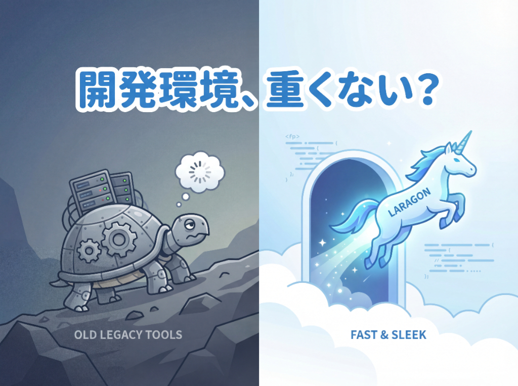 LaragonとXAMPPの比較イメージ