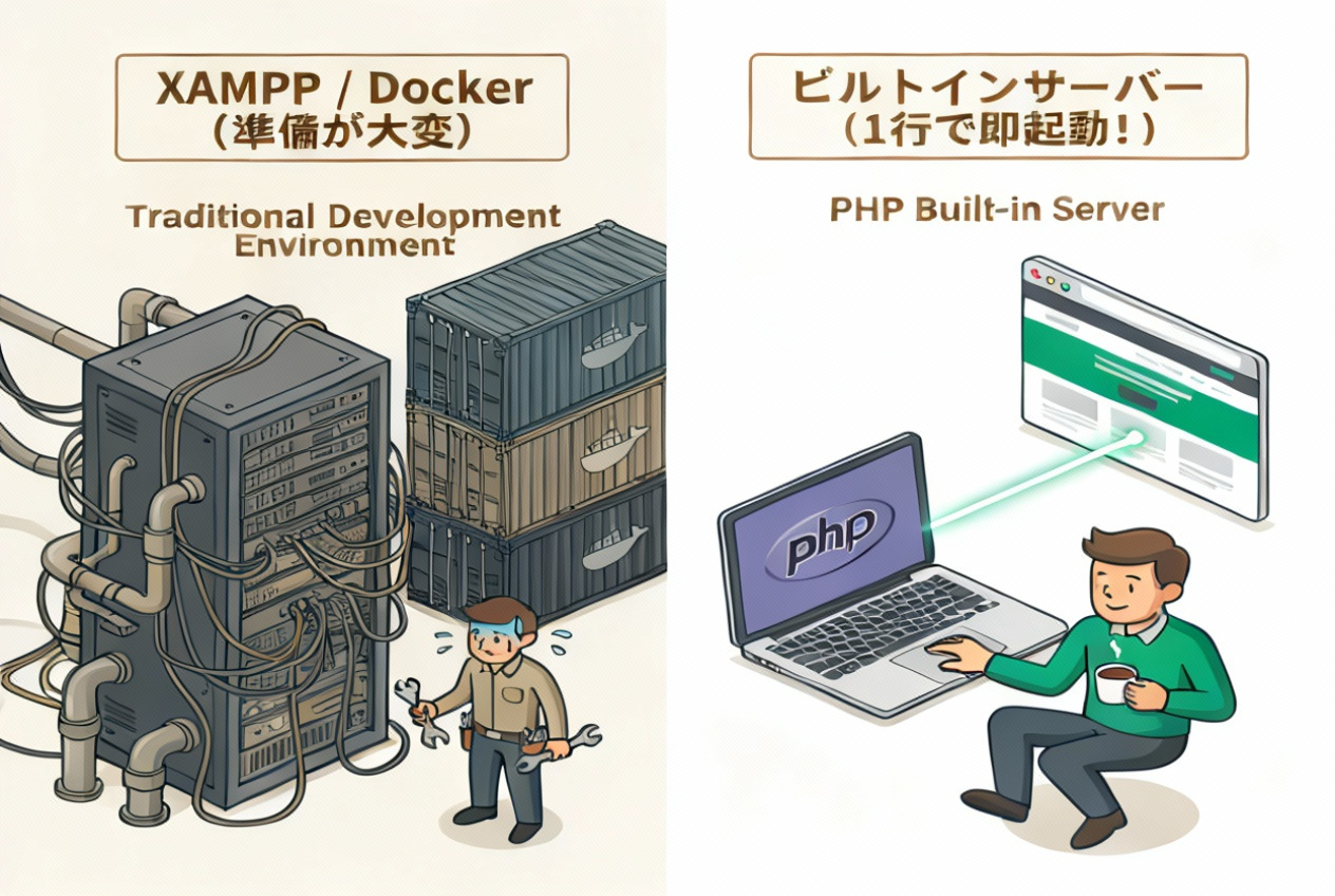 開発スピードの比較イメージ